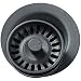 Elkay LKQD35GY Polymer Disposer Flange with Removable Basket Strainer and Rubber Stopper, Dusk Gray primary