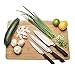 Evizonstyle Chef Knife Set, Set of 3 Super Sharp Knives with Carbon Steel Blades and Airflow Design for Easier Slicing, Dishwasher Safe, Best for Home and Professional Kitchen Use, Eco-Packaging
