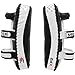 Meister XP2 Professional Curved Thai Pads for Kickboxing & MMA - X-Thick Cowhide Leather - Black - Pair (2 Pads)