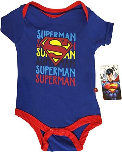 Super Heroes Baby Boy Costume - Jumpsuit - Bodysuit - Onesie (6-9 Months, Superman-Superman-Superman)