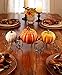 Pumpkin Table Centerpiece Bowl Set Thanksgiving Harvest Fall Home Kitchen Decor 4 Pcs