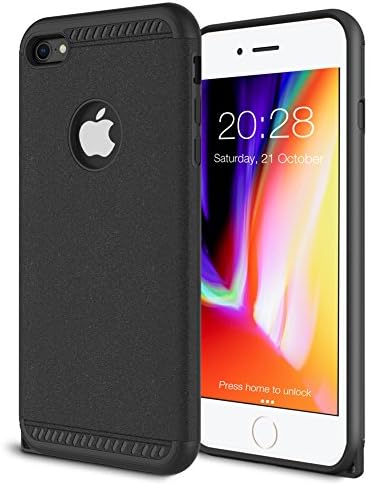 iPhone 6S Plus Case, iPhone 6 Plus Case, KIVIO Shockproof Full Protective Anti-Scratch Resistant of Heavy Duty Dual Layer Rugged Case for iPhone 6 Plus / 6S Plus - Black