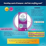 Lil-Lets Non-Applicator Super Plus Extra Tampons 28 Count Plant Based view 4