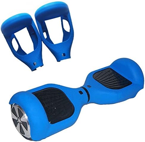 [WheelElite] Silicone Case Scratch Protector Wrap Rubber Cover Protective Skin for 6.5 Inch Hover Board 2 Wheels Balance Scooter (Lake Blue)