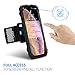 SUPCASE Quick Mount Phone Armband, Running Armband for iPhone X/XS Max/XR, Galaxy Note 9/Note 8/S10/S10 Plus/S10e/ Note 10/10 Plus/iPhone 11 2019, Sports Arm Band for Hiking Biking Walking (Black)