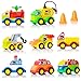 WishaLife 48 PCS Car Building Blocks Set, Trucks, Vehicles Toy Building Bricks, Early Educational Preschool Toy Kids, Toddlers, Boys, Girls Birthday Compatible Duplo