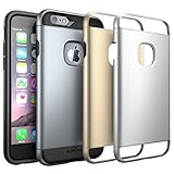 iPhone 6S Case, SUPCASE 2 Layer Slim Hybrid Case with 3 Interchangeable Covers for Apple iPhone 6 / 6S 4.7 inch - Retail Package - Space Gray/Silver/Gold