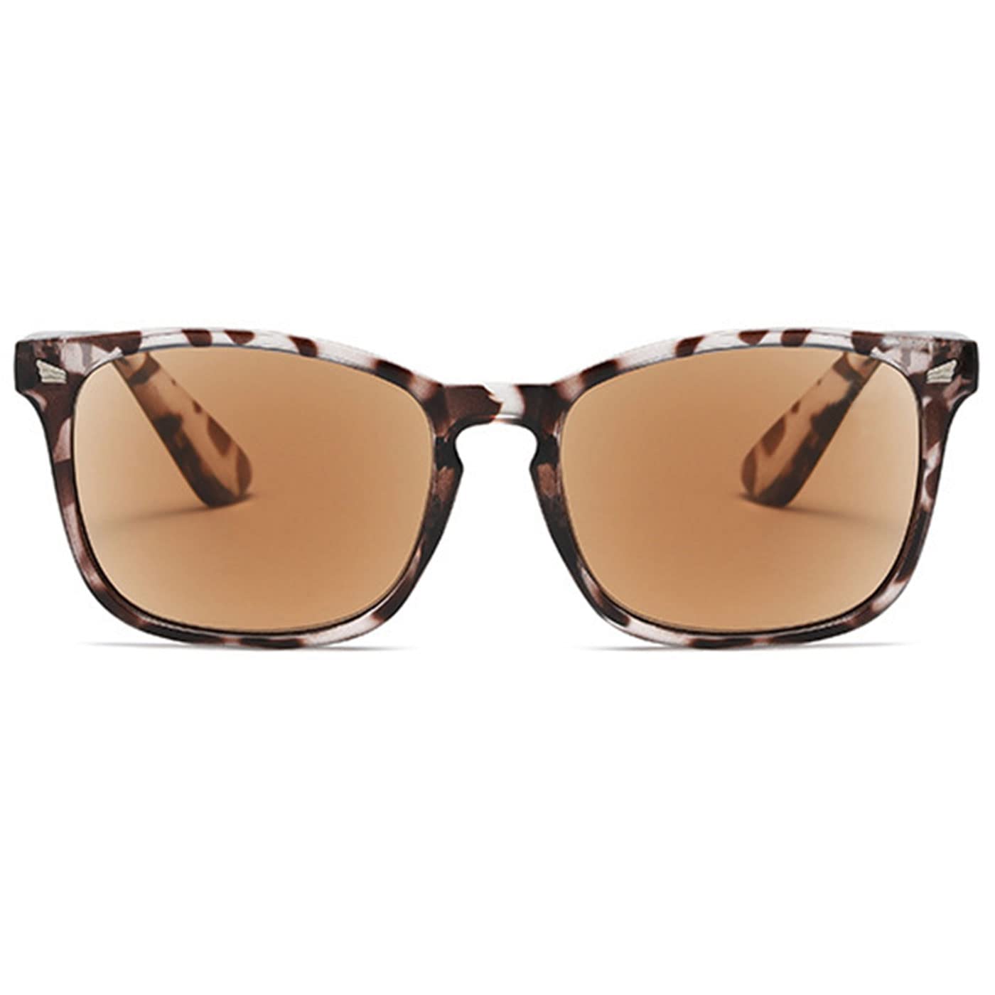 ABETOS Reading Sunglasses Tinted Sun Readers Classic Retro Eyeglasses for Women Men UV400 Protection Outdoor Reading in the Sun 1.0 1.5 2.0 2.5 3.0, Leopard+2.0