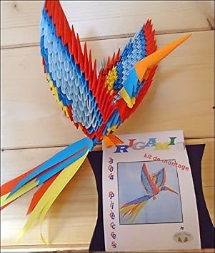 Kit Origami 3d Oiseaubirdoiseau Amazones Oficina Y