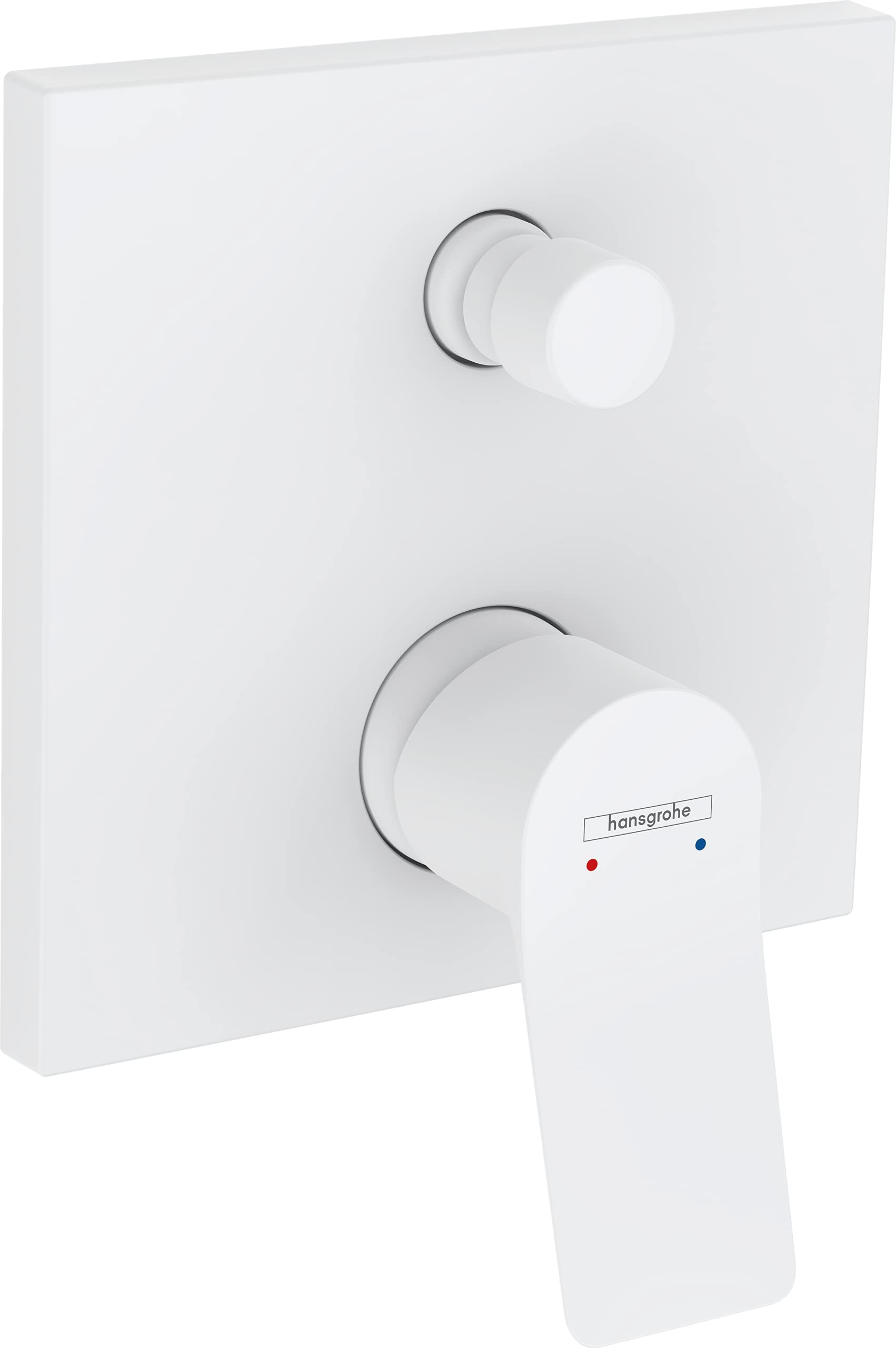 hansgrohe Vivenis Single lever bath mixer for concealed installation, matt white, 75415700