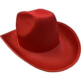 Adult's Rodeo Red Cowboy Hat Costume Accessory