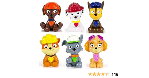 spin master paw patrol figure set 6 piece