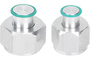 EVGATSAUTO AC Block Off Kit, 2Pcs Rear A/C Block Off Kit Replacement for Caravan 2004 2005 2006 2007 2008 2009 2010 2011 Car 