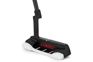 COOLO Graphite Golf Putter, Provide Greater Stability and Less Face Twisting, Blade/Mallet/Heavy/Center Shafted Putter with Headcover, Oversized Pistol Grip, Right & Left Handed.