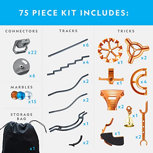 NATIONAL GEOGRAPHIC Marble Run 75Piece STEM Building Set