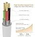 Phone Charger BUDGET & GOOD Charger Cables 3 Pack 3FT Fast Charger Charging Cable Cords Compatible with iPhone X 8 8 Plus 7 7 Plus 6 6S 6 Plus 5S SE iPod iPad Mini Air Pro, White