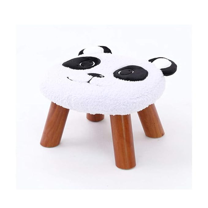 Amazon.de: xgfjj Kleiner Hocker aus Massivholz mit Cartoon-Motiv