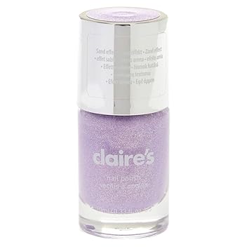 Claire S Girl S Purple Pastel Glitter Sand Nail Polish Claire S