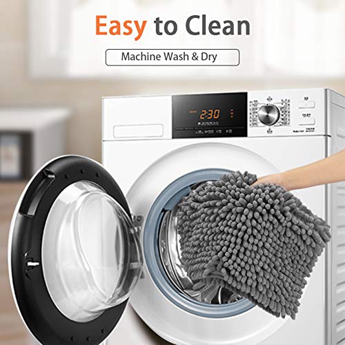 image for SALLOUS Bathroom Rugs, Non-Slip Bath Mats Set, 2pcs Soft Shaggy Microf