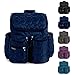 Diaper Backpack By Wallaroo - with Stroller Straps, Wet Diaper Bag and Changing Pad – For Women and Men - 25 Liters (MEDIUM) - BLUE