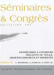 Géométries à courbure négative ou nulle, groupes discrets et rigidités
