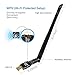 USB WiFi Adapter ANEWISH 5dBi Antenna Dual Band AC600 Wireless Adapter USB WiFi Card Wireless Dongle for Desktop PC Laptop, Support Windows 10/8.1/8/7/XP/Vista, MAC OS X 10.4-10.12.5