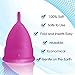 Blossom Menstrual Cup, Say No to Tampons | Get Blossom Cups for Menstrual Days| Period Cup, Reusable Menstrual Cup, Silicone Cup (Small Menstrual Cup, Violet)