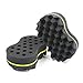 HALLO Big Holes Double Sides Barber Hair Brush Twist Sponge Make Dreads Locking Twist Coil Afro Locs Hole 16mm/0.62in (2 Packs)