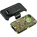 iphone 4s Case, Rugged Heavy Duty Shockproof Dirtproof Military Grade Drop Scratch Resistant Hybrid Bumper Full Body Protective Case with Belt Clip Holster and Built-in Screen Protector (Forest Green)