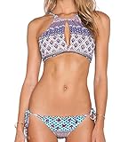 Generic Womens Two-piece High Waist Bikini Bathing Suit Beachwear