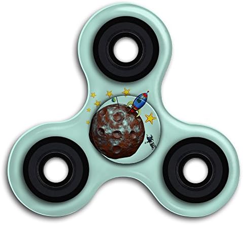 Mission To The Moon Gyro Spinner Hands Fingertip Bearing Machine Tri EDC Fidget Hand Spinner Finger Toys Fast Bearing ADHD Focus Anxiety Relief
