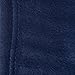 J & M Home Fashions Luxury Fleece Blanket, King, 1-Piece, Dark Blue