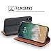 B BELK Case for iPhone X, Premium Leather [Ultra Slim] Flip Wallet Cover Case [Stand Feature] [Card Slots] [Magnetic Closure]