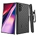 Galaxy Note 10 Case Holster, Oleaders Full Body Belt Clip Holster Shockproof with Kickstand Back Cover Thin Protective Case for Galaxy Note 10 - Black