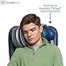 TRAVELREST I-Lene Travel Pillow - The Best Neck Accessory for Airplanes - Attaches to Airplane Headrest - Dual-Density Memory Foam - Plush Washable Removable Cover (2-Year Warranty)