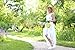 Clothink Women White Floral Print Gauze Panel Multi Layer Sleeveless Dress