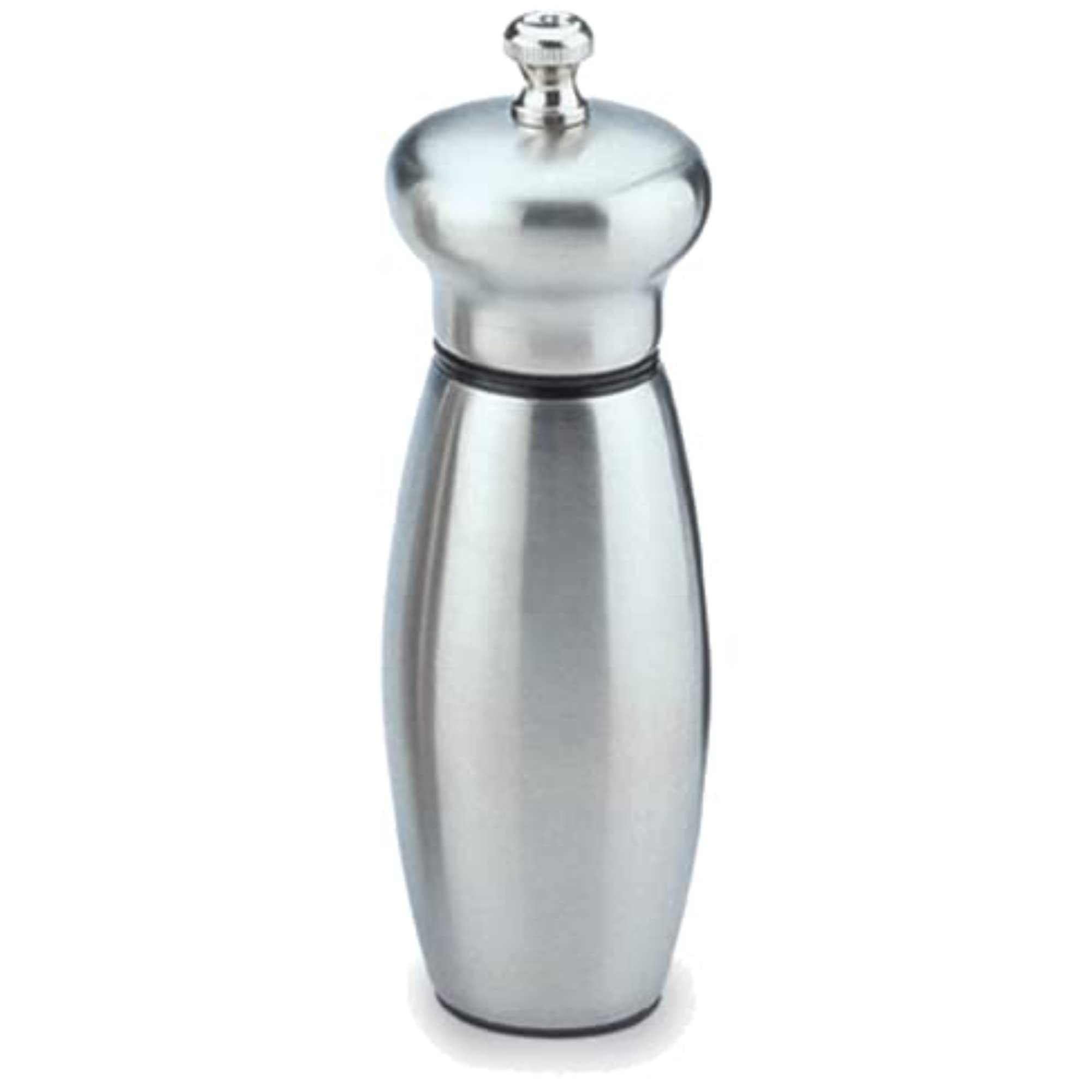 Grunwerg Gmill Deluxe Pepper Mill, Stainless Steel, Satin Finish, 15cm
