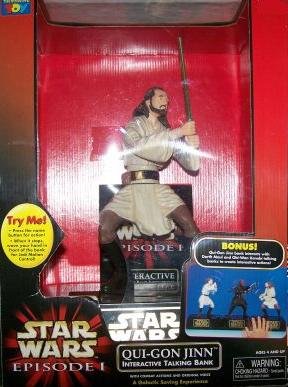 Star Wars Episode I Qui-Gon Jinn Interactive Talking Bank