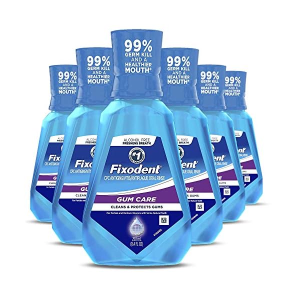 Fixodent Gum Care Oral Rinse, Cleans and Protects Gums Of Denture