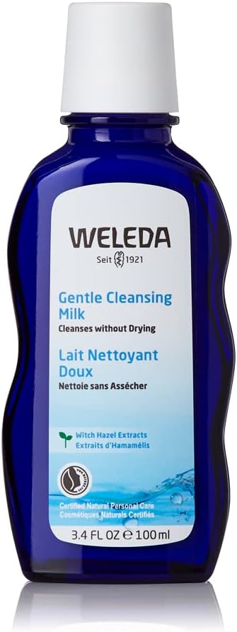 Weleda Organic Gentle Cleansing Milk 100ml Natural Face Wash Witch Hazel