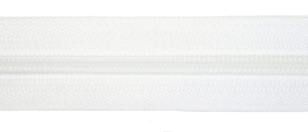 Jajasio Endless Zip 3 mm, 5 Metres and 50 Metres Nonlock Zip, Continuous Zip Fastening, Choice of 40 Colours, 51, 5 metres