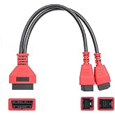 OBD2 Adapter SGW Cable for Jcan Alfa Romeo Dodge Ram Jeep Fiat Fca Chrysler 12+8 adapter Cable Connector Security Gateway bypass Protocol Programming Compatible with DS808 Test DS808 MS905 MS906 MS908
