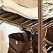 3-Tier Stackable Shoe Shelves Storage Utility Rack, Resin Slat Bronze