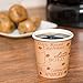 Disposable Espresso Cups with Lids - 4 Ounce Cafe Paper Coffee Cup with Lid - the Perfect Bundle for the Espresso Lover in Your Life