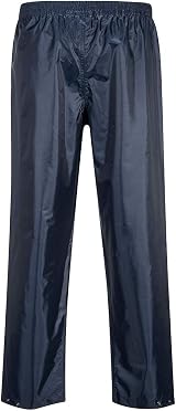 Portwest S441 Classic Rain Trousers Men Waterproof Overtrousers Navy XXL view 4