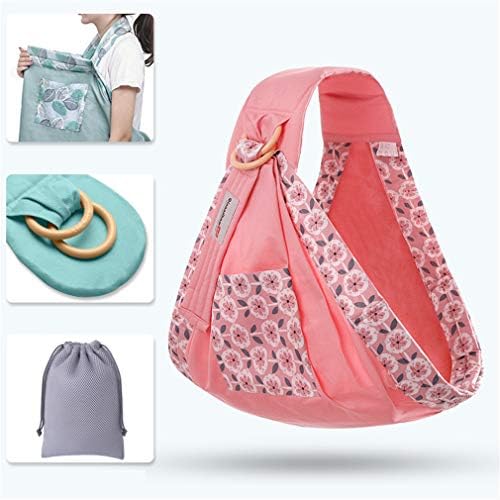 BYFI8F 0-36 Month Cotton Baby Ring Sling Breathable Ergonomic Born Baby Wrap Carrier Gear Soft Infant Kangaroos Breastfeeding Cover