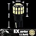 JDM ASTAR Extremely Bright 3014 Chipsets 168 175 194 2825 W5W T10 New Style LED Bulbs,Xenon White (Interior Use Only)