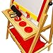 US Art Supply Flip-Over Children's Paint and Drawing Artist Easel with Child's Chalkboard, Dry Erase Board, 3 Large Storage Bins, Paper Roll, Chalk, Chalkboard Eraser and 5 No-Drip Paint Cups