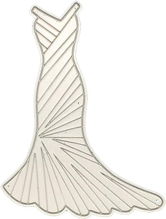 puhoon Cutting Dies, Dress Metal DIY Scrapbooking Stencil, Album Card, Embossing Craft Decor for Home