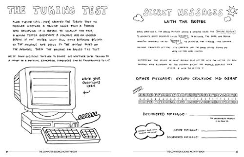 The Computer Science Activity Book: 24 Pen-and-Paper Projects to Explore the Wonderful World of Coding (No Computer Required!)